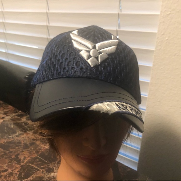 USAF Hat U.S. Air Force Blue Baseball Cap K&S Unique Adjustable Support Cosplay - Picture 2 of 12